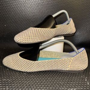 RETIRED Rothy's The Round Jewel Box Knit Textile Slip-On Flats Womens Size 10.5